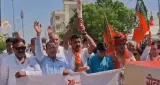 झुंझुनूं में निकली सेवा ज्योति यात्रा, पीएम मोदी के 25 साल के सार्वजनिक जीवन पर भाजपा का सेवा संकल्प अभियान