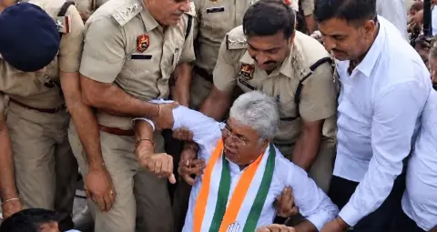 हरियाणा कांग्रेस का आज चुनाव आयोग कार्यालय घेराव, पंचकूला में पैदल मार्च और प्रदर्शन की तैयारी