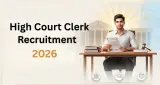 High Court Clerk Recruitment 2026: पंजाब-हरियाणा हाई कोर्ट में 1,270 क्लर्क पदों पर भर्ती, 4 नवंबर तक आवेदन