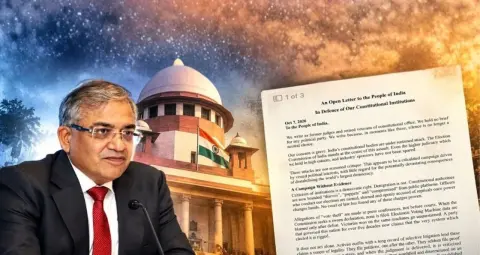 42 पूर्व जजों का चुनाव आयोग के समर्थन में खुला पत्र, SIR और संस्थाओं पर उठे सवालों के बीच दी चेतावनी