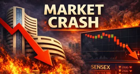 Stock Market Crash: सेंसेक्स 1045 अंक टूटा, निवेशकों के 10 लाख करोड़ रुपये डूबे
