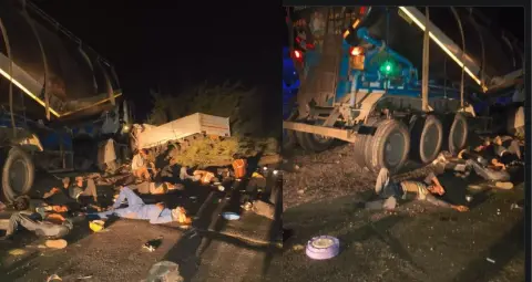 गुजरात के खावड़ा सोलर पार्क के पास भीषण सड़क हादसा, बोलेरो सवार सात लोगों की मौत