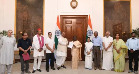 Rahul Gandhi President Meeting: राष्ट्रपति से मुलाकात के बाद बोले राहुल गांधी- 'वोट चोरी के सबूत देंगे'