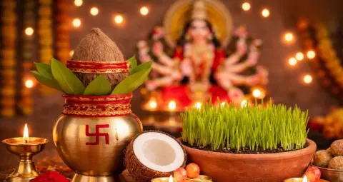 काशी विश्वनाथ धाम में शारदीय नवरात्रि का शुभारंभ, कलश स्थापना के साथ मां भगवती की आराधना शुरू