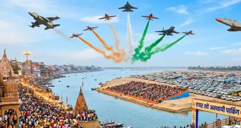 वाराणसी एयर शो के लिए ट्रैफिक प्लान जारी, 21 से 25 अक्टूबर तक बाहरी वाहनों की एंट्री पर रोक
