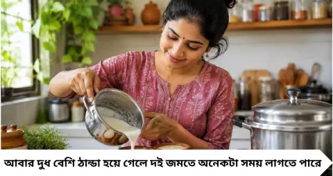 বাড়িতে দই পাতলেই জল ছেড়ে দিচ্ছে? এই ৬ কৌশল মানলেই দই হবে ঘন, মসৃণ ও মিষ্টির দোকানের মতো
