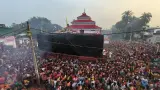 शारदीय नवरात्र पर बिहार के मंदिरों में उमड़ा आस्था का सैलाब, बांका में 1 लाख श्रद्धालुओं ने किया जलाभिषेक