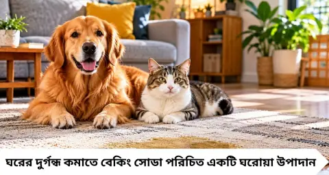 পোষ্য কুকুর-বিড়ালের প্রস্রাবের গন্ধে নাজেহাল? বেকিং সোডা থেকে ভিনিগার, ঘর পরিষ্কারের এই কৌশলগুলি কাজে দেবে