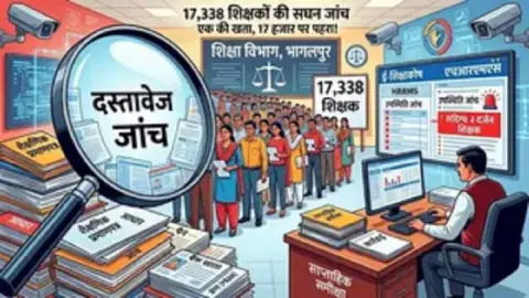 भागलपुर शिक्षा विभाग में 98 लाख के गबन से मचा हड़कंप, 17,338 शिक्षकों के प्रमाण पत्रों की जांच; हाजिरी में फंसे 24 HM