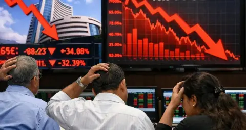 Stock Market: शेयर बाजार में बड़ी गिरावट, सेंसेक्स 548 अंक टूटा; ITC और टेक महिंद्रा के शेयरों में भारी बिकवाली
