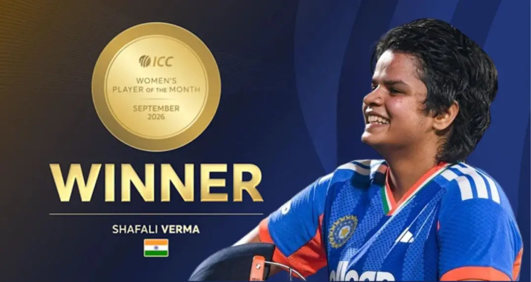 ICC Player of the Month: शेफाली वर्मा दूसरी बार बनीं प्लेयर ऑफ द मंथ; सितंबर में बल्ले से बरसे रन, गेंदबाजी में भी दिखाया दम