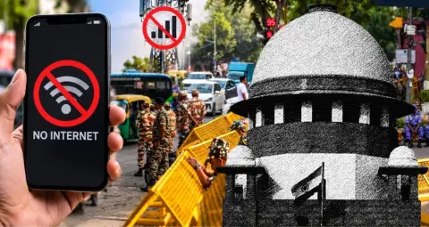 Internet Shutdown Case: 10 अक्टूबर को दिल्ली में इंटरनेट क्यों बंद हुआ? केंद्र ने सुप्रीम कोर्ट से मांगी माफी, जानें पूरा मामला