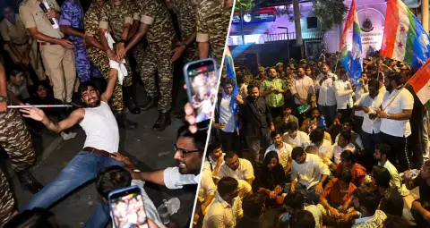 दिल्ली पुलिस ने NSUI अध्यक्ष विनोद जाखड़ को हिरासत में लिया, महिला कार्यकर्ताओं से कथित मारपीट पर FIR की मांग