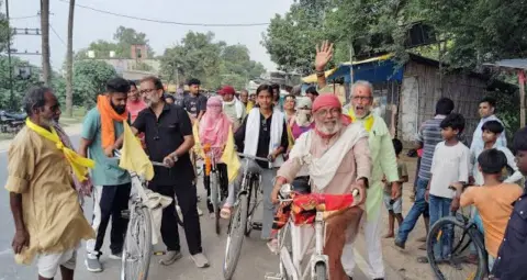 पद्मभूषण डॉ. अनिल जोशी की साइकिल यात्रा पटना साहिब पहुंची, GDP के साथ GEP को विकास का पैमाना बनाने पर जोर