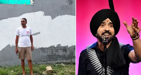 दिलजीत दोसांझ के गांव में दीवार पर लिखे खालिस्तान समर्थक नारे, जालंधर पुलिस ने मोगा के 3 युवकों को किया गिरफ्तार
