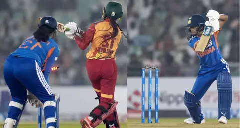 IND-W vs Zim-W: भारत ने जिम्बाब्वे के जबड़े से छीनी जीत, डेब्यू में निक्की प्रसाद ने मचाया धमाल
