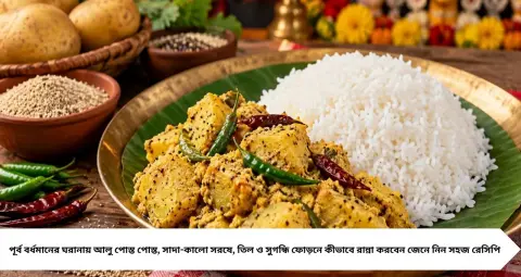 Alu Posto Recipe: তিল-সরষে আর কালোজিরের ফোড়নেই বদলে যাবে আলু পোস্তের স্বাদ! পুজোর ভোজে বানান বর্ধমানের ঘরানায়
