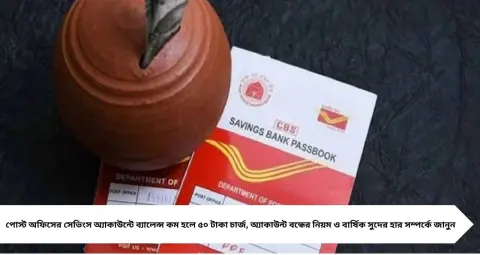 Post Office Savings Account: পোস্ট অফিসের সেভিংস অ্যাকাউন্টে ৫০০ টাকা রাখা বাধ্যতামূলক! ব্যালেন্স কম হলে কাটবে ৫০ টাকা, কখন বন্ধ হবে অ্যাকাউন্ট?
