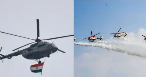 वाराणसी में एयर शो की रिहर्सल आज, गंगा के ऊपर उड़ान भरेंगे सेना के हेलीकॉप्टर