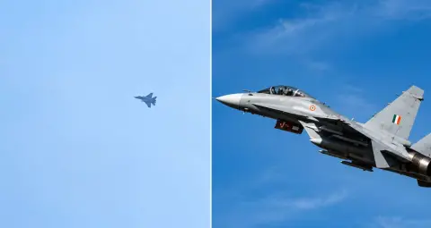 वाराणसी में राफेल का एयर शो रिहर्सल, आसमान में तेज उड़ान और हैरतअंगेज करतब देखकर दंग रह गए लोग