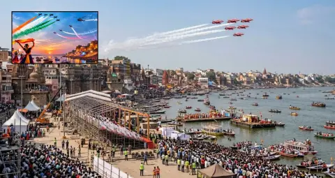 वाराणसी एयर शो में दर्शकों को Earbuds लगाने की सलाह, 6 जिलों के डॉक्टर तैनात और 30 बेड रिजर्व