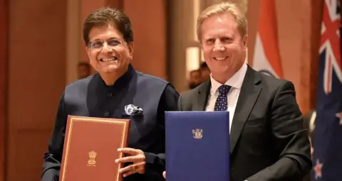 India-New Zealand FTA: आज से लागू हुआ मुक्त व्यापार समझौता, भारतीय निर्यात को मिलेगी 100% टैरिफ छूट