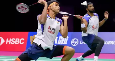 फ्रेंच ओपन बैडमिंटन में सात्विक-चिराग की जोड़ी हारी, अस्मिता और तन्वी ने दर्ज की जीत