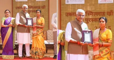 बिहार की लोक गायिका मनीषा श्रीवास्तव को उस्ताद बिस्मिल्लाह खां युवा पुरस्कार-2025