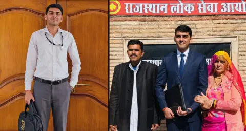 IIT कानपुर की पढ़ाई छोड़कर बने SDM, नागौर के विनय मोहन ने 10 साल की मेहनत के बाद दो बार निकाली RAS परीक्षा