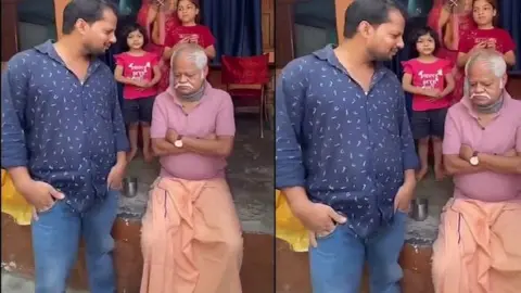 latest news subkuz - राष्ट्रीय पुरस्कार के बाद पहली बार दरभंगा पहुंचे संजय मिश्रा, लुंगी-टी-शर्ट में दिखा देसी अंदाज