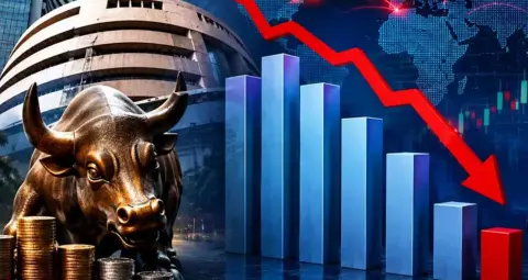 Stock Market Closed: सेंसेक्स और निफ्टी मामूली गिरावट पर बंद, फार्मा-रियल्टी चमके
