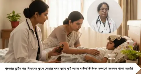 Hand Foot and Mouth Disease: পুজোর ছুটির পর স্কুলে যাচ্ছে আপনার সন্তান? হাতে-পায়ে জলভরা ফুসকুড়ি, সঙ্গে জ্বর! এই লক্ষণ দেখলেই সতর্ক হন অভিভাবকরা
