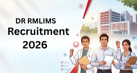 DR RMLIMS Recruitment 2026: लखनऊ में 74 पदों पर भर्ती, 10वीं पास भी करें आवेदन
