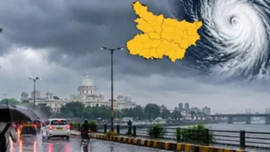 बिहार में चक्रवाती तूफान अर्णब का असर पटना में बूंदाबांदी छह जिलों में भारी बारिश का ऑरेंज अलर्ट