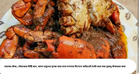 Kakra Kosha Recipe: পেঁয়াজ, আদা, রসুন আর সরষের মশলায় বানান সুন্দরবনের স্বাদের কাঁকড়ার কষা! সহজ রেসিপিতে জমে যাবে ভাতের পাত