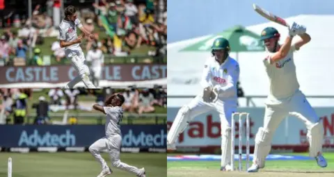 AUS vs SA Test: दूसरे दिन ऑस्ट्रेलिया को मिली बढ़त, इंग्लिस-कैरी चमके
