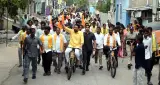 latest news subkuz - कुरनूल में साइकिल लेकर निकले मंत्री टी.जी. भरत, NDA उम्मीदवारों के लिए मांगे वोट