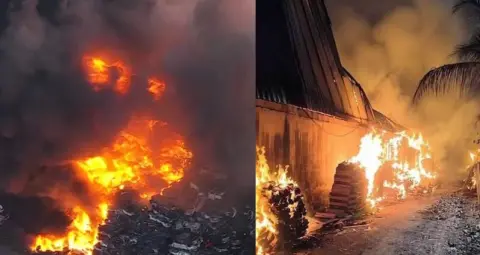 कच्छ के कांडला SEZ में दो कंपनियों में भीषण आग, दमकल की टीमें मौके पर पहुंचीं
