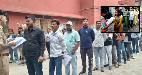  अलीगढ़ में कड़ी सुरक्षा के बीच पीईटी परीक्षा शुरू, हर पाली में 19 हजार से ज्यादा अभ्यर्थी
