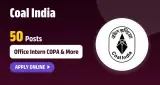 CIL Internship 2026: कोल इंडिया में 12वीं पास के लिए 50 सीटें, 2 नवंबर से भर सकेंगे फॉर्म