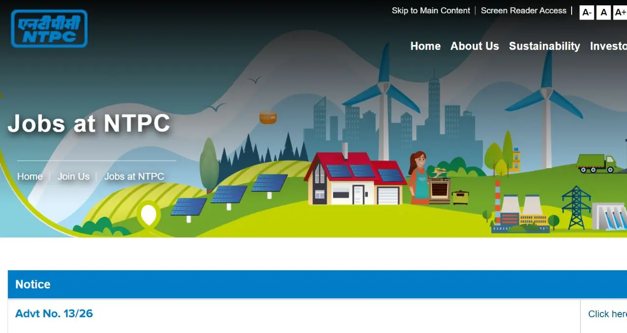 NTPC Deputy Manager Recruitment 2026: बीई-बीटेक उम्मीदवारों के लिए भर्ती, 2 लाख रुपये तक मिलेगी सैलरी