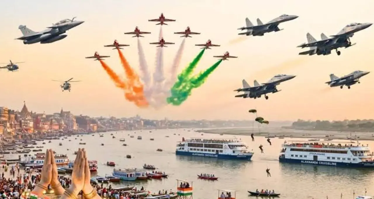 Varanasi Air Show 2026: नमो घाट पर सारंग टीम के पांच ध्रुव हेलीकॉप्टर दिखाएंगे हवाई करतब, 22 से 25 अक्टूबर तक आयोजन
