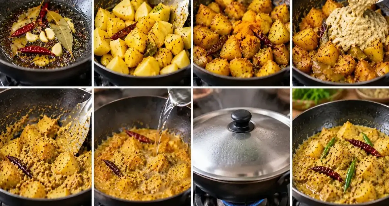 Alu Posto Recipe: তিল-সরষে আর কালোজিরের ফোড়নেই বদলে যাবে আলু পোস্তের স্বাদ! পুজোর ভোজে বানান বর্ধমানের ঘরানায়
