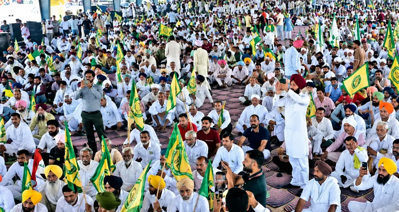 अंबाला में धान खरीद की मांग पर किसानों ने हिसार रोड किया जाम, प्रशासन से बैठक के बाद प्रदर्शन खत्म