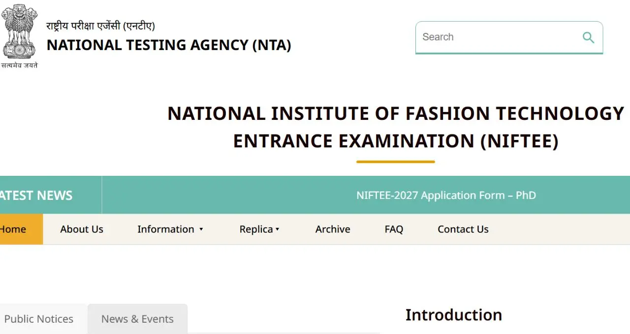 NIFTEE 2027 Registration: फैशन डिजाइनिंग कोर्स में एडमिशन के लिए आवेदन शुरू, 16 नवंबर तक मौका