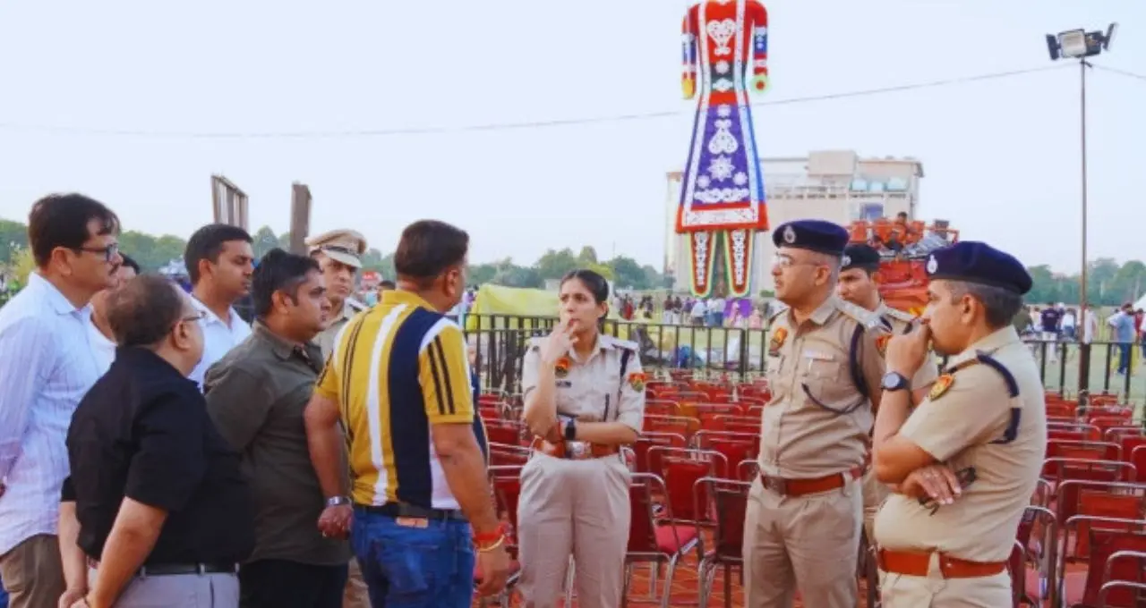पंचकूला में दशहरा पर 625 पुलिसकर्मी तैनात, शालीमार ग्राउंड के आसपास ट्रैफिक रूट में बदलाव