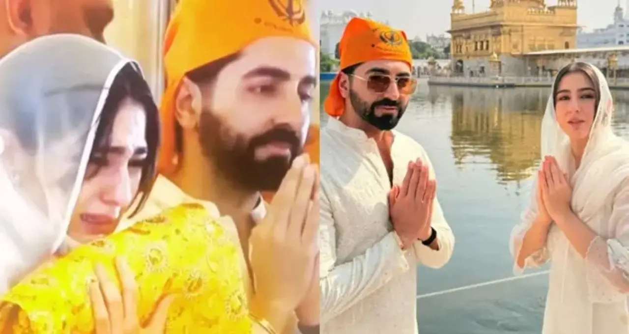 Golden Temple में भावुक हुईं सारा अली खान, मां अमृता सिंह को याद कर छलके आंसू