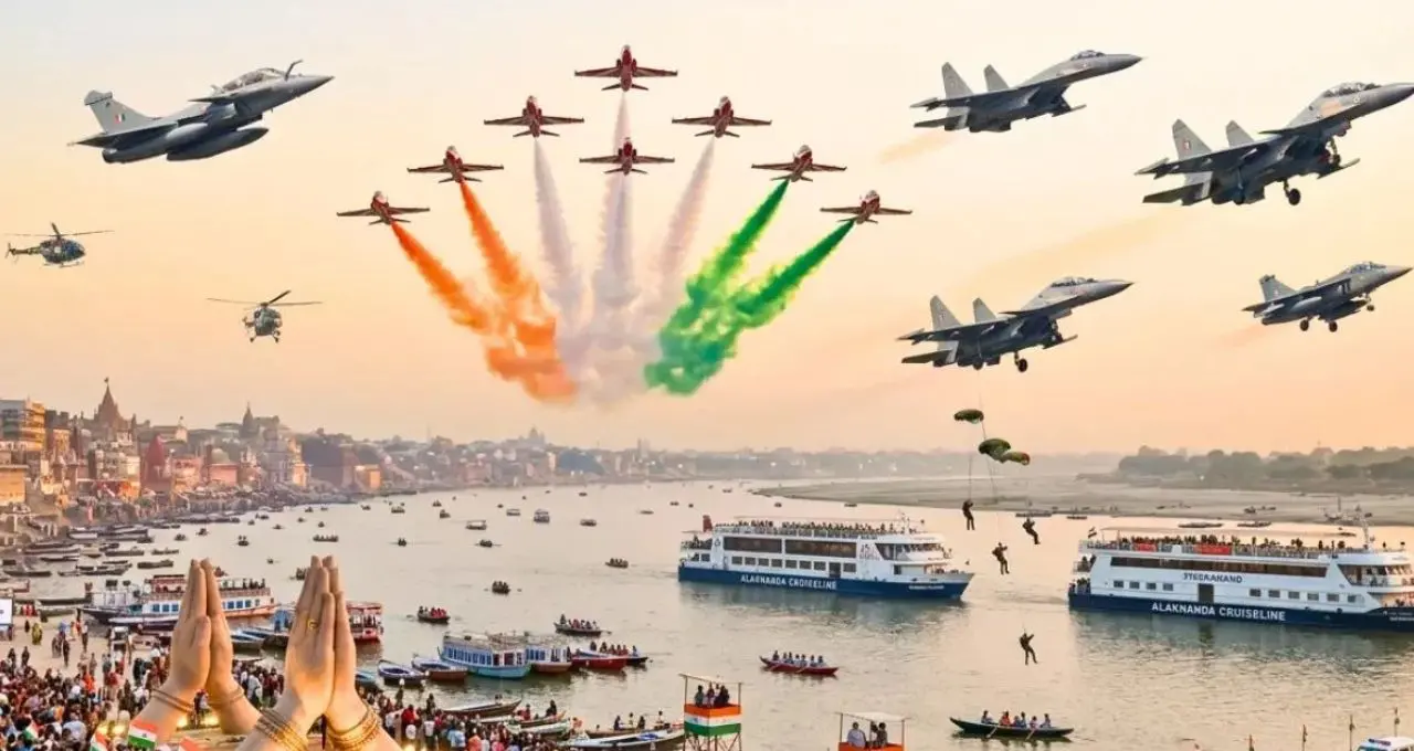 Varanasi Air Show 2026: नमो घाट पर राफेल, तेजस और सुखोई दिखाएंगे हवाई करतब, सुरक्षा के कड़े इंतजाम