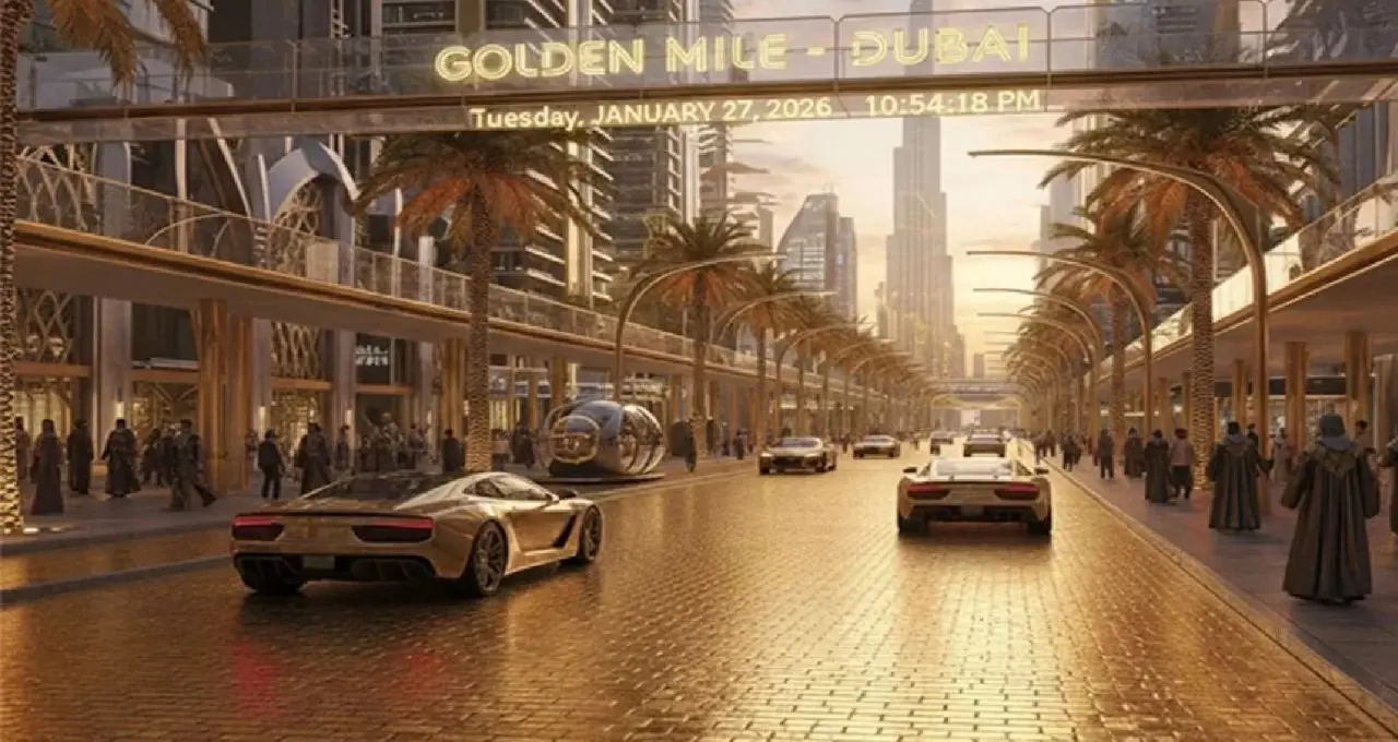Dubai Gold Walkway: এবার ২৪ ক্যারেট সোনার রাস্তা দিয়ে হাঁটবেন পর্যটকরা! বিশ্বের প্রথম গোল্ডেন ওয়াকওয়ে তৈরি হচ্ছে দুবাইয়ে, রইল 