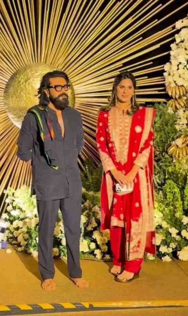 राम चरण रिसेप्शन में नंगे पैर, वजह जान हो जाएंगे हैरान